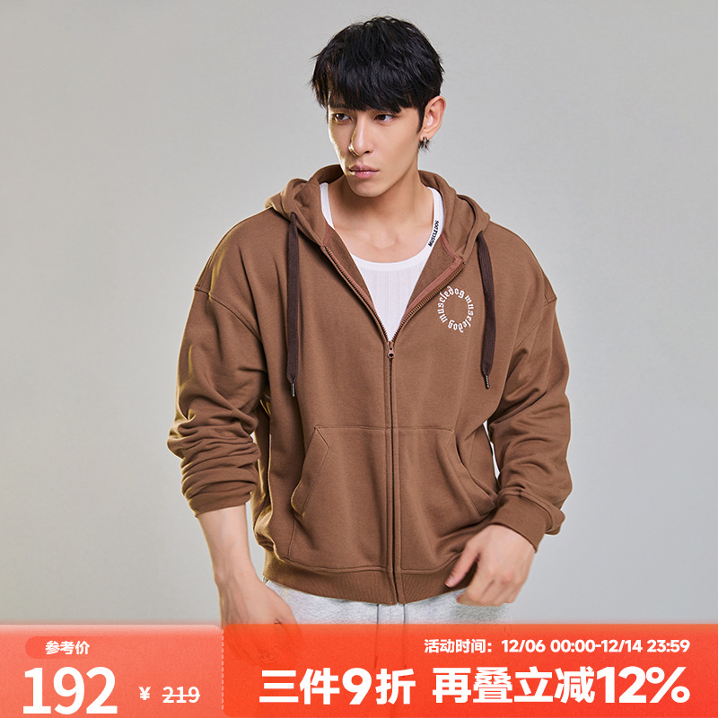 肌肉狗舒适亲肤潮牌新品连帽卫衣