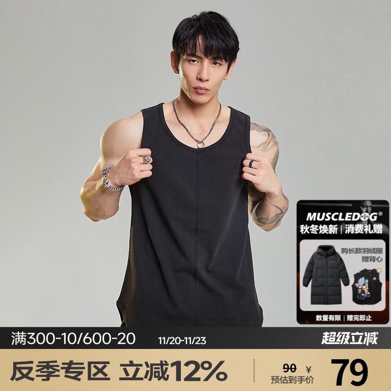 肌肉狗舒适透气潮牌新品运动背心