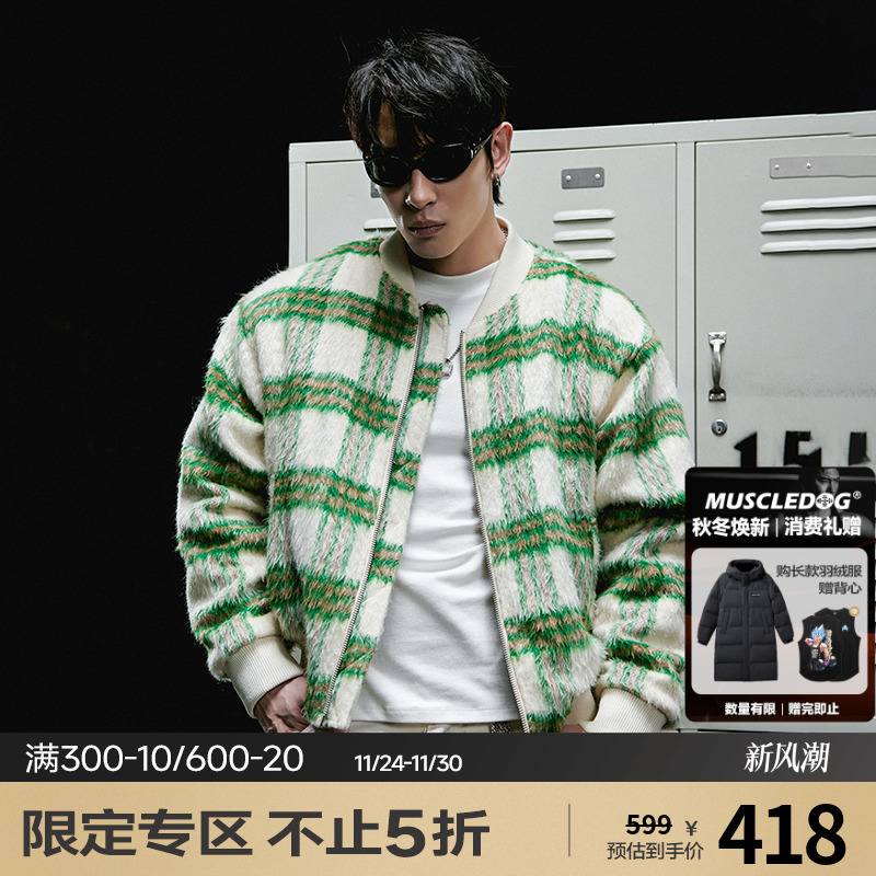 肌肉狗舒适保暖潮牌新品运动外套