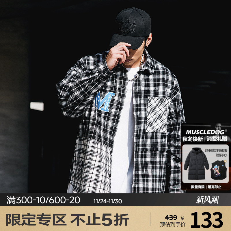 肌肉狗潮牌运动休闲薄款外套夹克