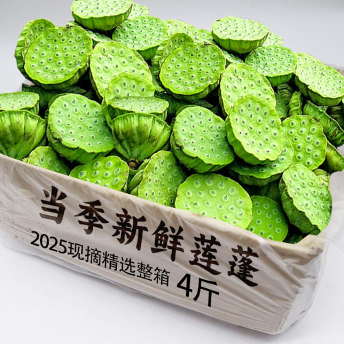 顺丰可选新鲜当季嫩水果莲蓬新鲜生吃即食当季蔬菜湘莲香甜嫩莲子
