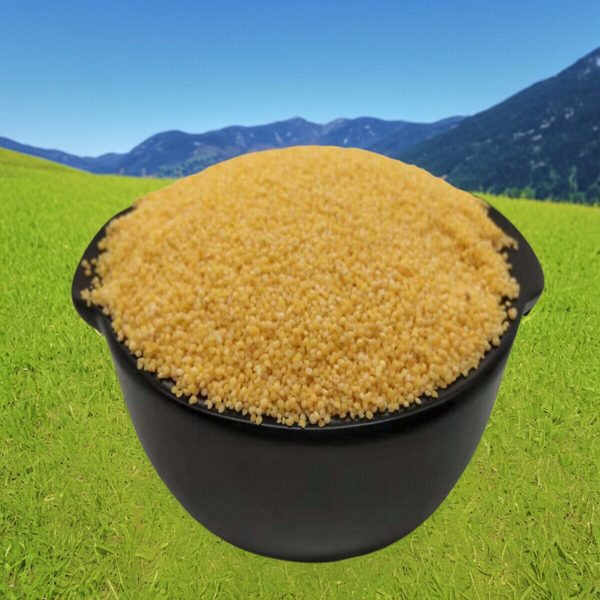 五谷杂粮小米5斤装包邮蓟县农家新小米杂粮黄金米熬粥月子米新米