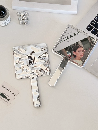 Портативное ретро зеркало для домашнего использования, портативная ручка, популярно в интернете, изысканный стиль