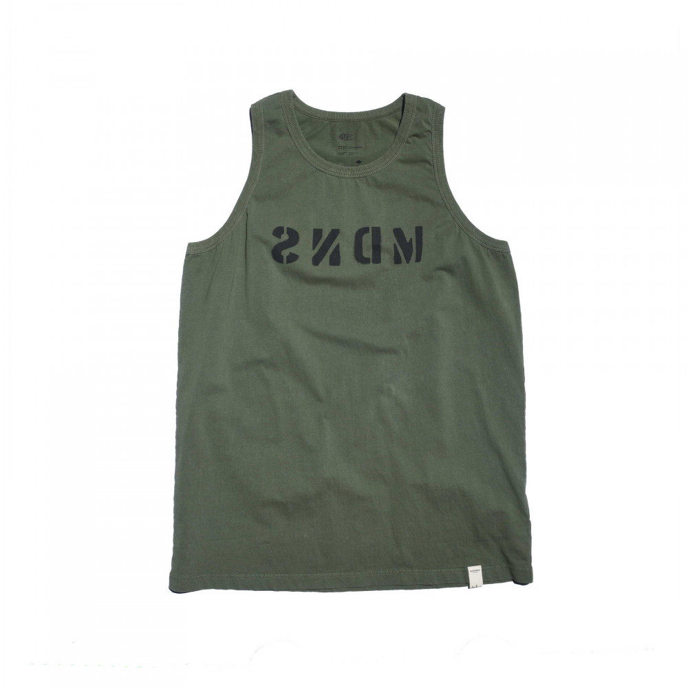 MADNESS PRINT TANK TOP喷漆字母蜡染做旧工装背心余文乐潮牌MDNS