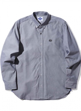 MADNESS OXFORD SHIRT双刀刺绣牛津纺长袖百搭衬衫余文乐潮牌MDNS