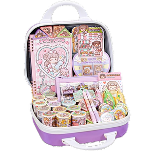 奶油胶咕卡套装贴纸古卡酷卡儿童玩具大礼包女孩礼品礼物diy咕咔盘贴画姑卡箱顾库估孤卡做手帐收纳礼盒送礼