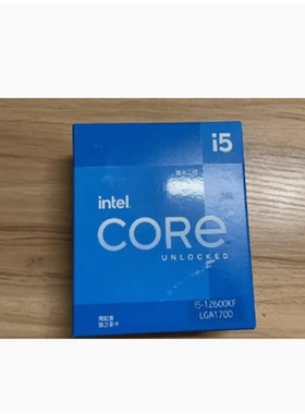 全新国行INTEL12代酷睿I512490F 13490F12600KF原盒台式机电脑CPU