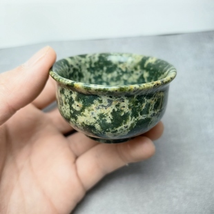 西藏药王石自然原石45ml功夫茶具一套两杯磁疗中国风茶杯子0269