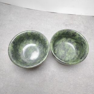 西藏药王石自然原石45ml功夫茶具一套两杯磁疗中国风茶杯子0296