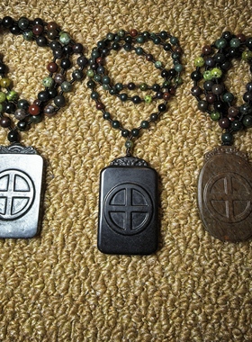 3件套一起出工厂尾货新疆养生舍利石雕刻养生项链开店自用送礼237