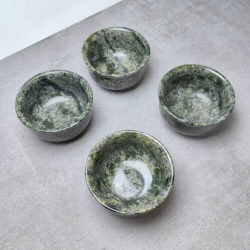 西藏药王石自然原石45ml功夫茶具一套四杯磁疗中国风茶杯子0286