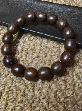 12.5毫米新疆五彩湾硅化铁老型珠手工珠手串保真同频共振778