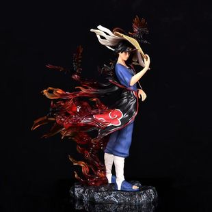 火影忍者MRJ宇智波鼬乌鸦鼬斗笠乌鸦特效雕像动漫手办模型摆件