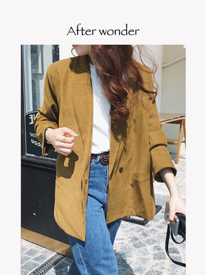 复古西装电影感气质小众