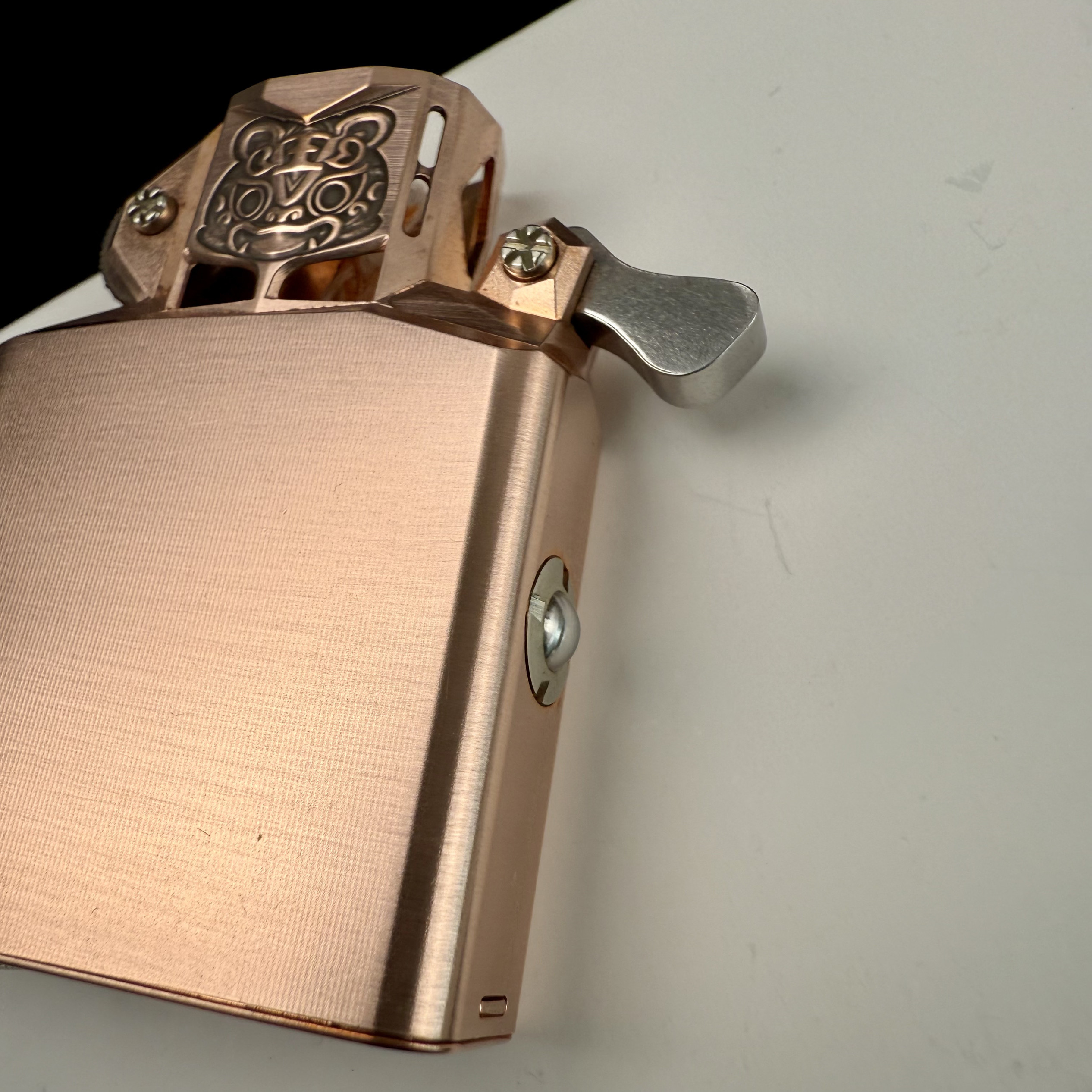 去造出品萌虎紫铜超级内胆打火机内胆适用于Zippo