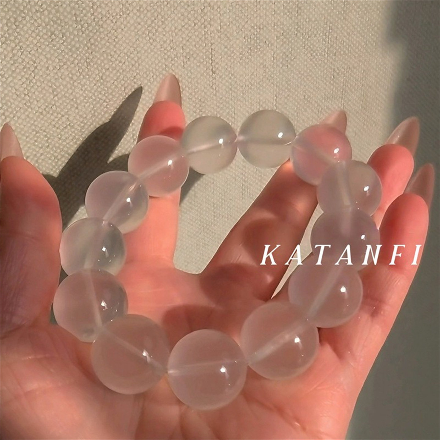 巴西天然奶白晶手串冰透温柔奶油体高品质15mm白水晶夏季显白手链,饰品/流行首饰/时尚饰品新,手饰/手串,淘宝优惠券,粉丝福利购,淘宝优惠卷