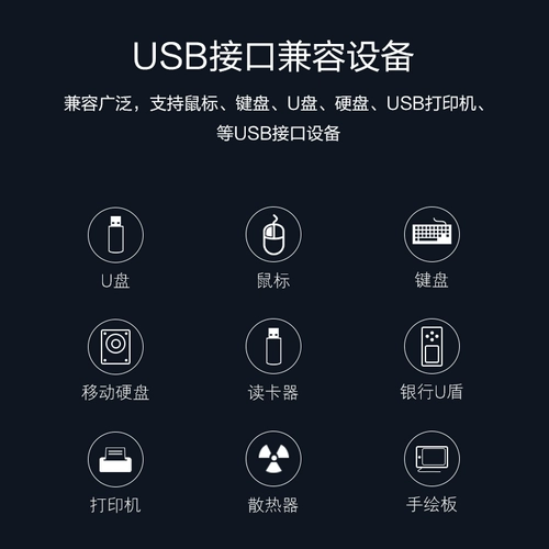 Chuanyu USB3.0 Расширение многооценка функции UBS One Trang Four USP -интерфейса линия преобразования тип ноутбука расширенное док -док -рот.