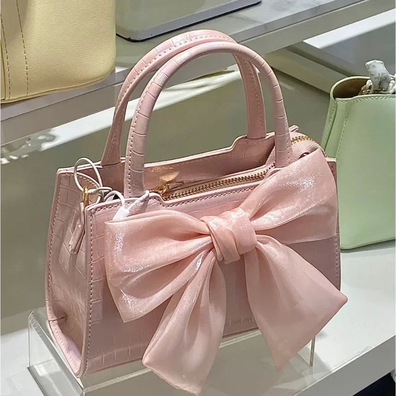 Fashion Women's Clutch Purse Handbags Summer Pink Bowknot Fe 箱包皮具/热销女包/男包 通用款女包 原图主图