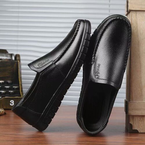 Cross-border Men's Classic Leather Shoes Middle-aged And Eld