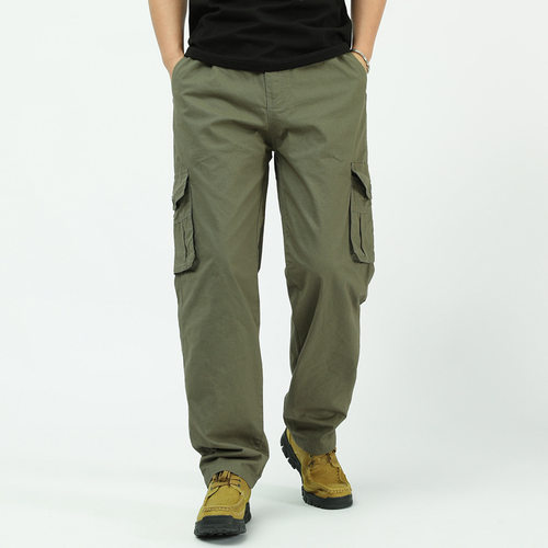 Outdoor Sports Men’s tton Thin Straight-leg Trousers, Men’