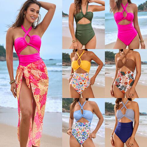 2026 Strappy One-piece Swimsuit Women’s Two-piece Swimwear