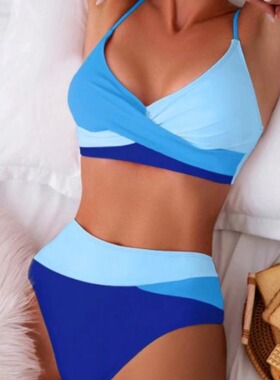 2026 Swimsuit Sexy Solid lor Split Swimsuit lorblock lorbloc