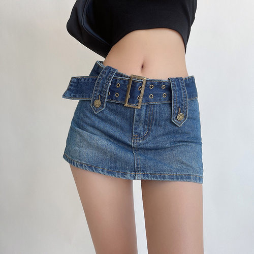 Anti-glare Women's Ins American Style Sexy High Waist Denim