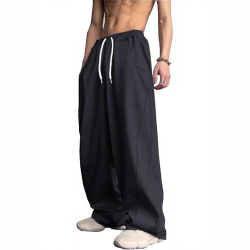 Bestseller Men’s Wide-leg Sweatpants With A Drawstring Elas