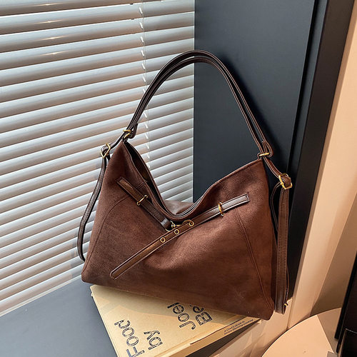 Suede Fashion Women's 2026 Large Capacity High-end Tote All-