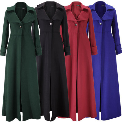 2026 Women's Woolen Overcoat Women's Turtleneck Women's Leng