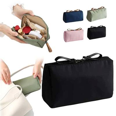 Waterproof Large Capacity Makeup Bag Multiple Colors Dacron