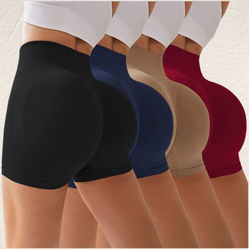 New Cross-border Yoga Shorts Women's High Waist Fitness Tigh