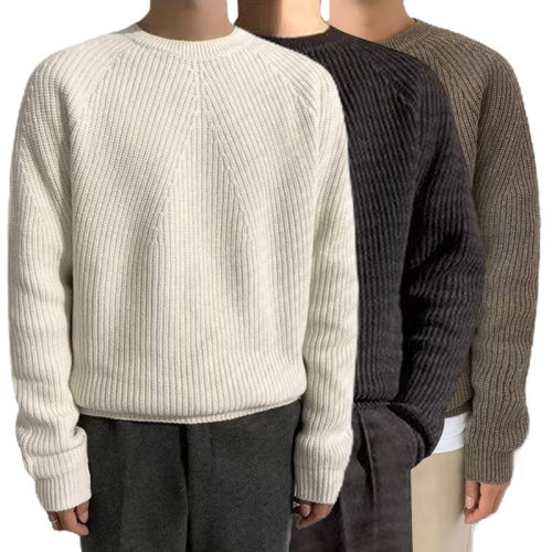 European Size Solid lor Sweater Men's Solid lor Business Bot