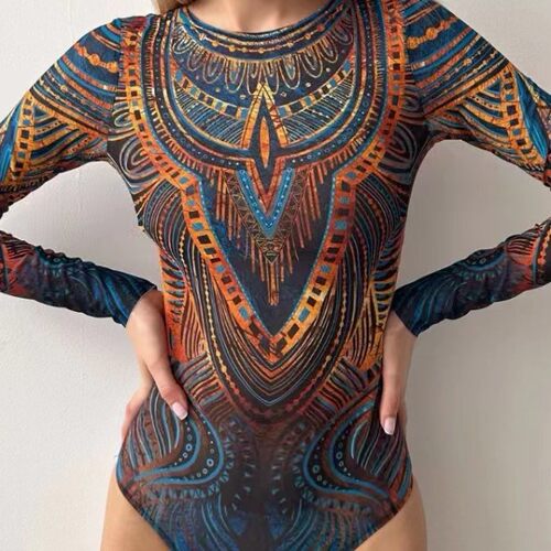 2026 Sexy One-piece Mesh Swimsuit Bodysuit Купальни