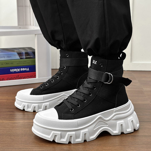 Martin Boots Men's Boots High-top Strap Buckle Large Size 20