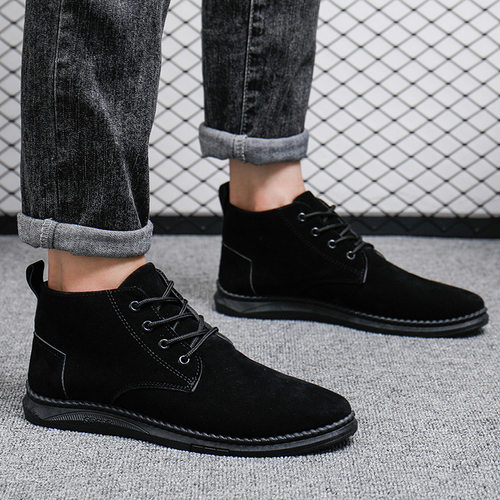 Cross-border Large Size 2026 New Autumn High-top Shoes Men's