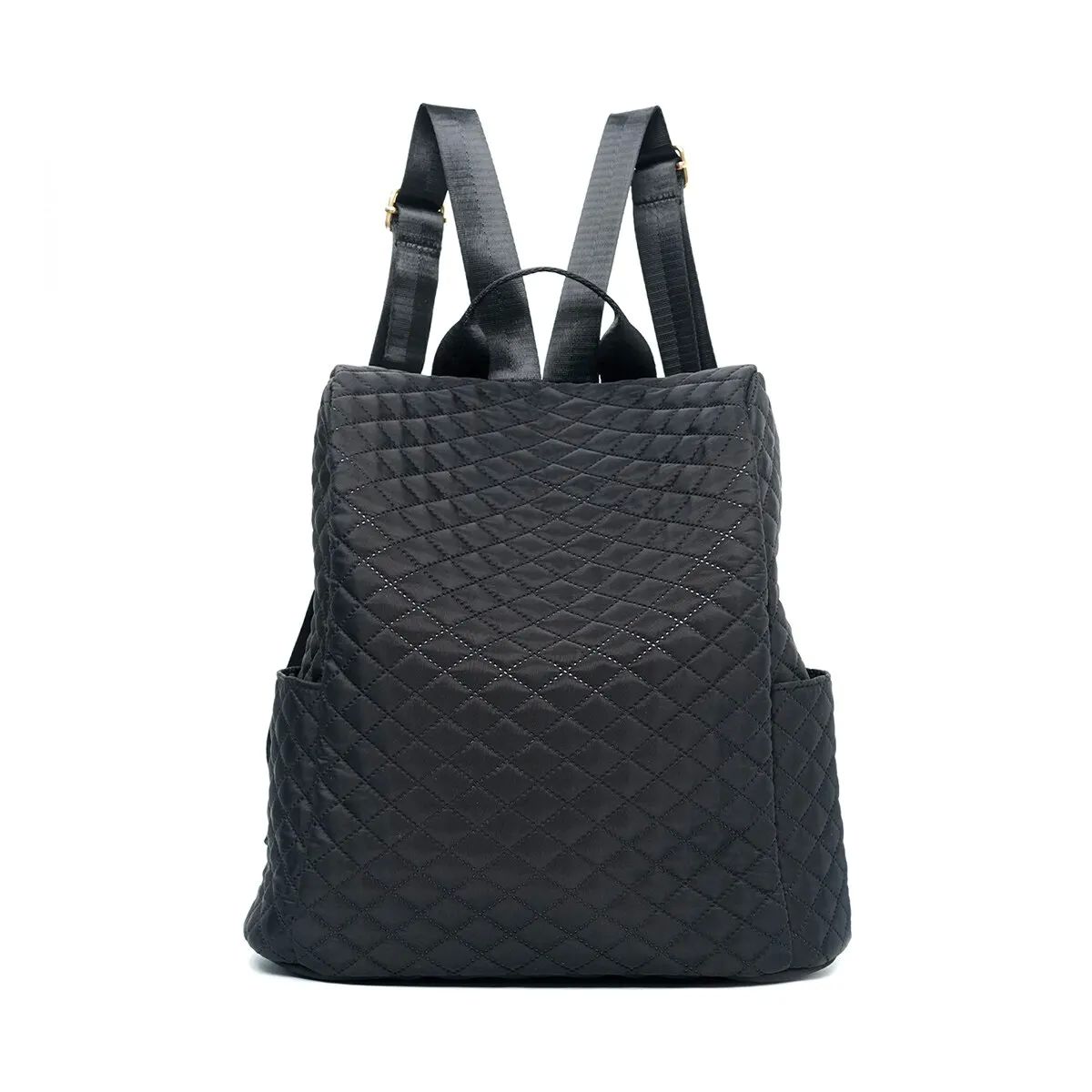 Women's Black Waterproof Durable Quilted Design Fashion Back 运动包/户外包/配件 运动护具配件 原图主图