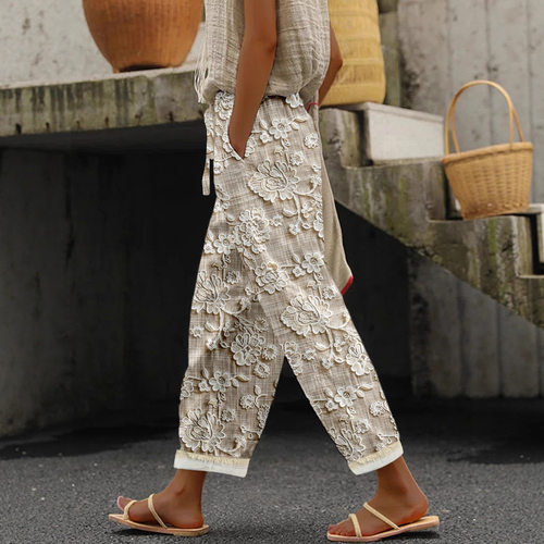 Fashionable Women's Literary Retro Loose Casual Pattern Prin