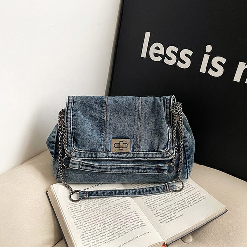 2026 Rivet Denim Shoulder Women's Chain Crossbody Women's Wa
