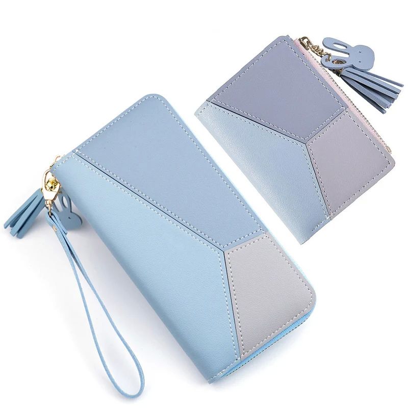 Fashion Wallets Zipper Coin Purse Lady Long Short Purses Han 箱包皮具/热销女包/男包 钱包 原图主图