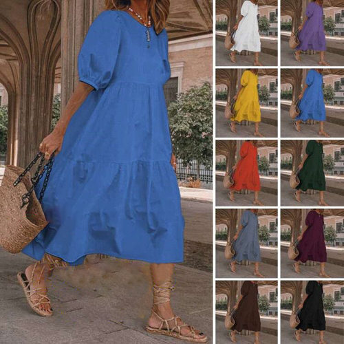 Retro Best-selling Sun Dress, Women’s Casual Bohemian Skirt