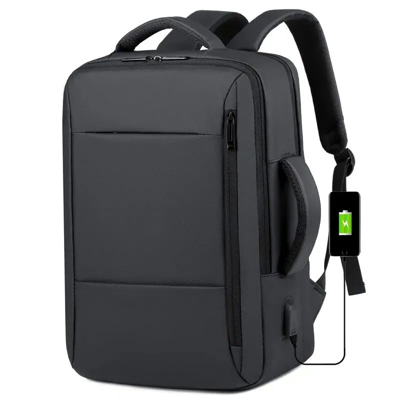 Men Large Capacity Backpack USB Charging Male Laptop Bagpack