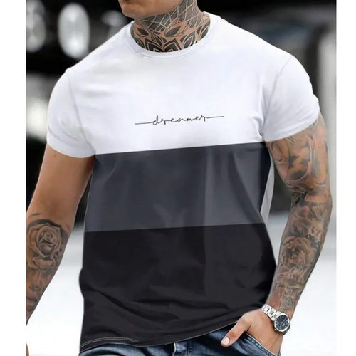 2026 Station Men's T-shirt Print Sportswear Simple Short Sle