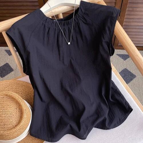 French Retro  Chiffon Women's 2026 Design Loose Casual Small