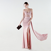 晚礼服女2026新款 高级感小众轻奢名媛宴会重要场合绝美吊带连衣裙