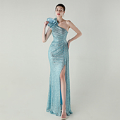 重工晚礼服女2026新款 轻奢小众高级感设计高端大气主持人长裙 法式