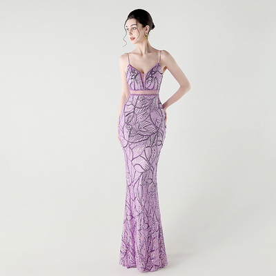 晚礼服女高级感名媛气质吊带裙子