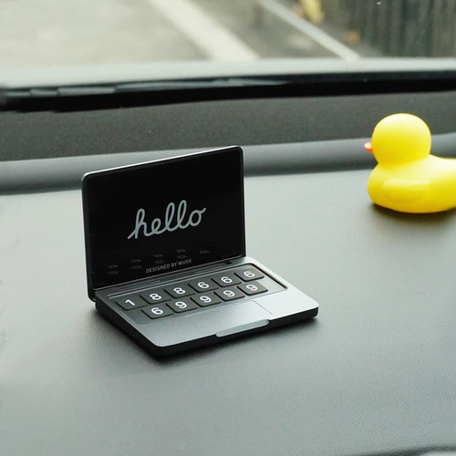 MacBook临时停车号码牌