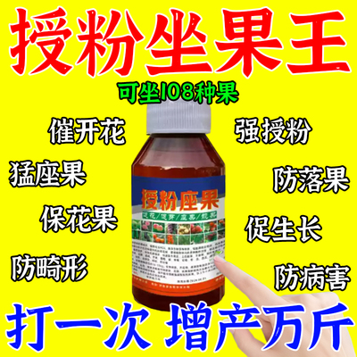 保花保果药防落果座果灵瓜果蔬菜果树通用催花强效授粉王坐果精肥