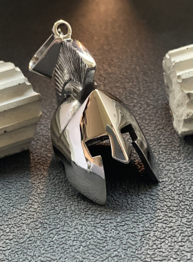 罗马头盔-斯巴达钛钢吊坠男挂件